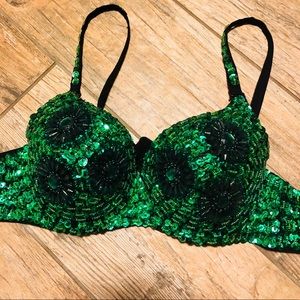 Starlet Sequin Bra